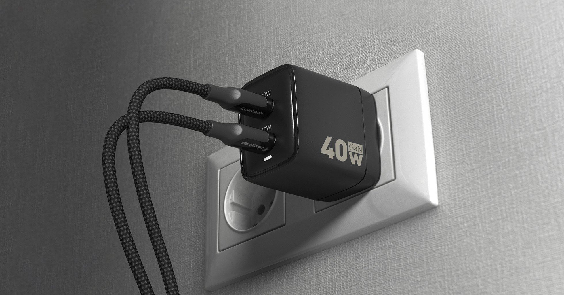 CH05 Super-Fast 40W GaN Wall Charger